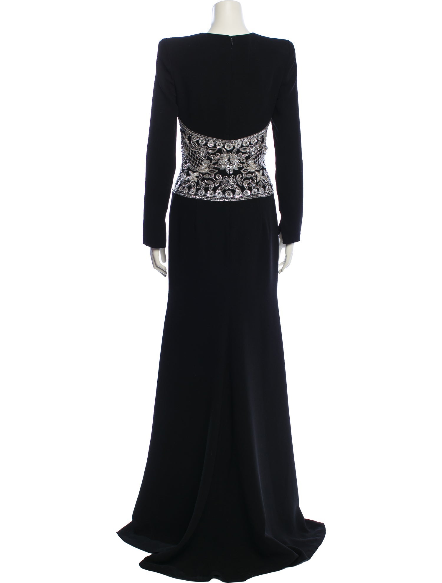 Naeem Khan Bateau Neckline Long Dress w/ Tags