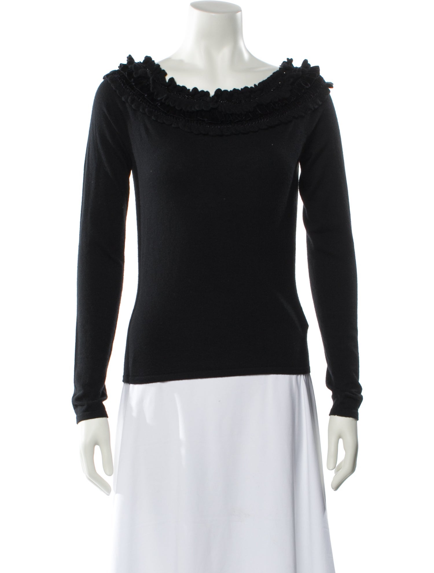 Naeem Khan Cashmere Cowl Neck Sweater