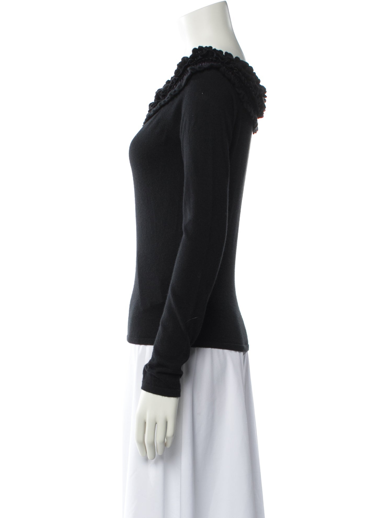 Naeem Khan Cashmere Cowl Neck Sweater