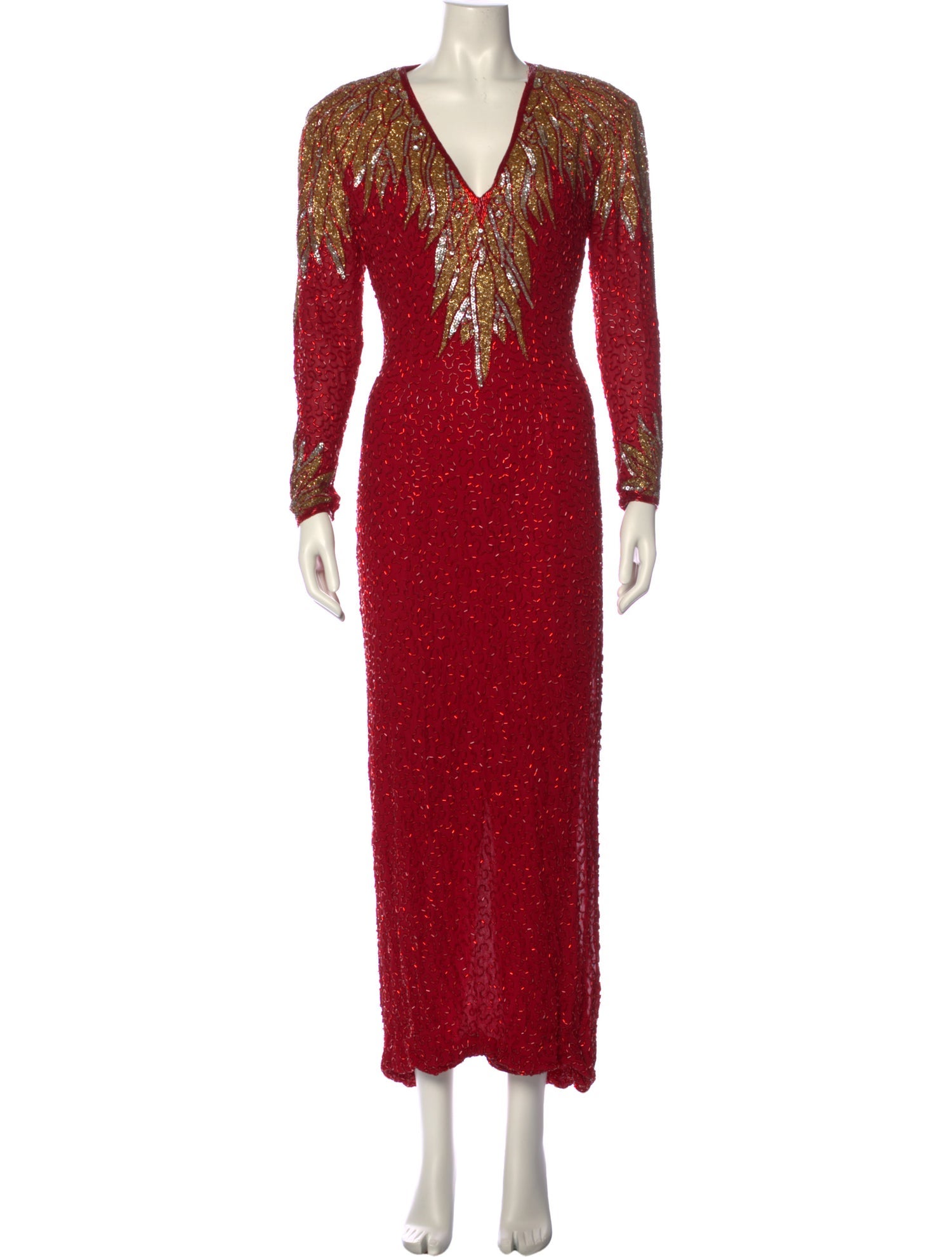 Naeem Khan Silk Long Dress