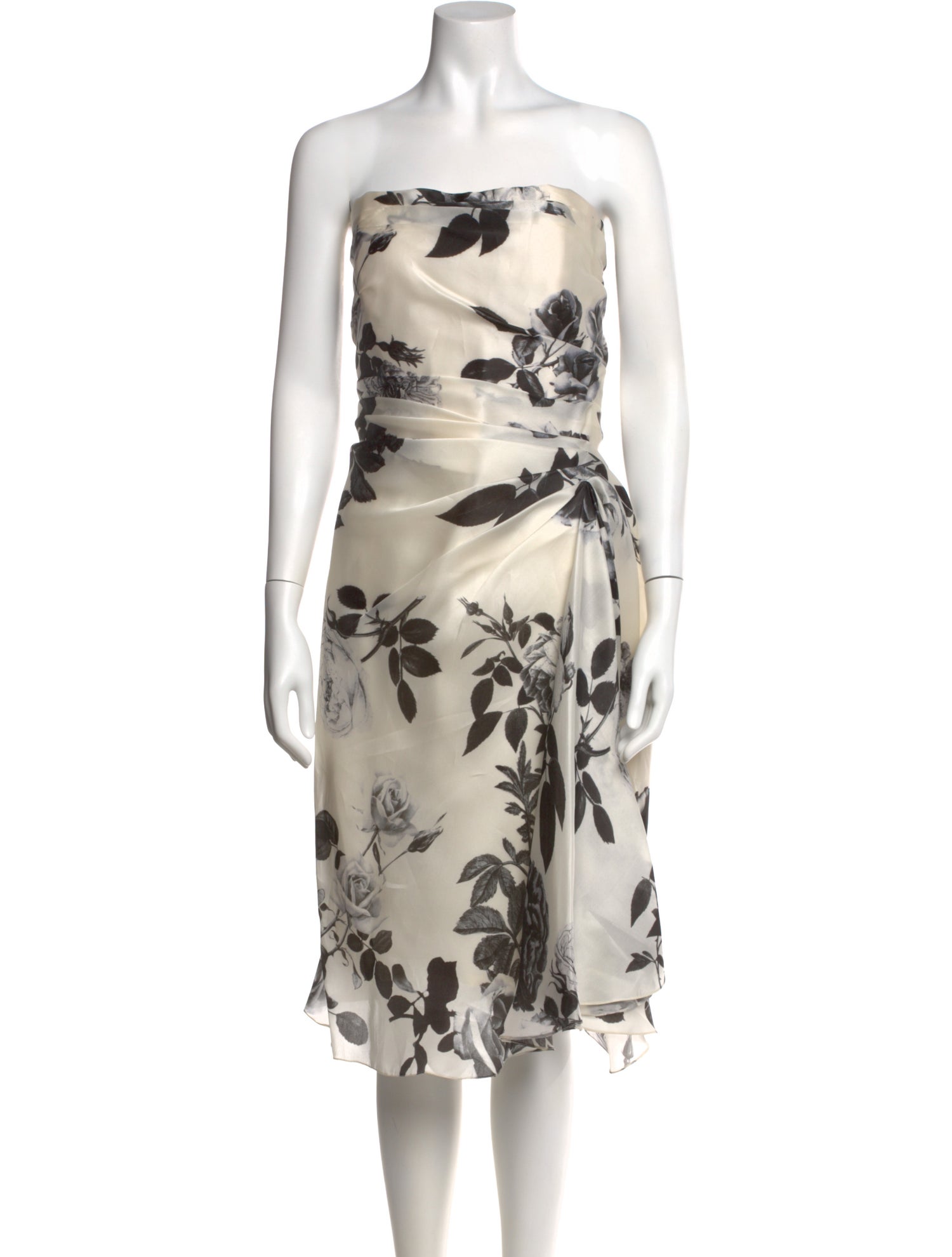 Naeem Khan Silk Knee-Length Dress w/ Tags