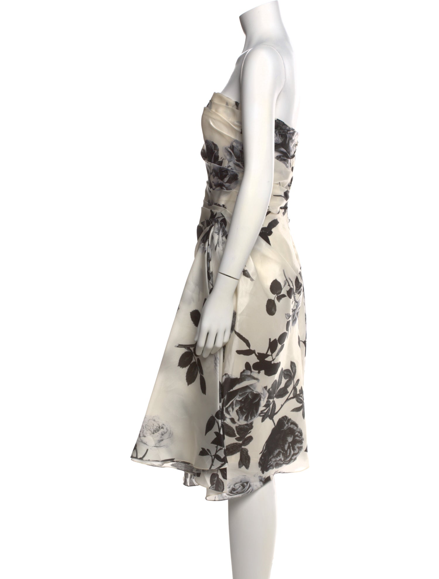 Naeem Khan Silk Knee-Length Dress w/ Tags