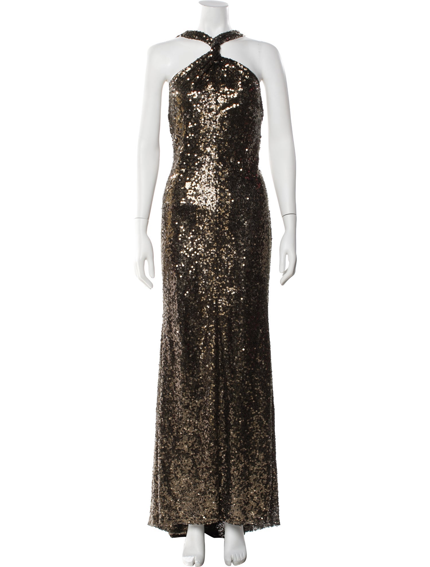Naeem Khan Silk Long Dress