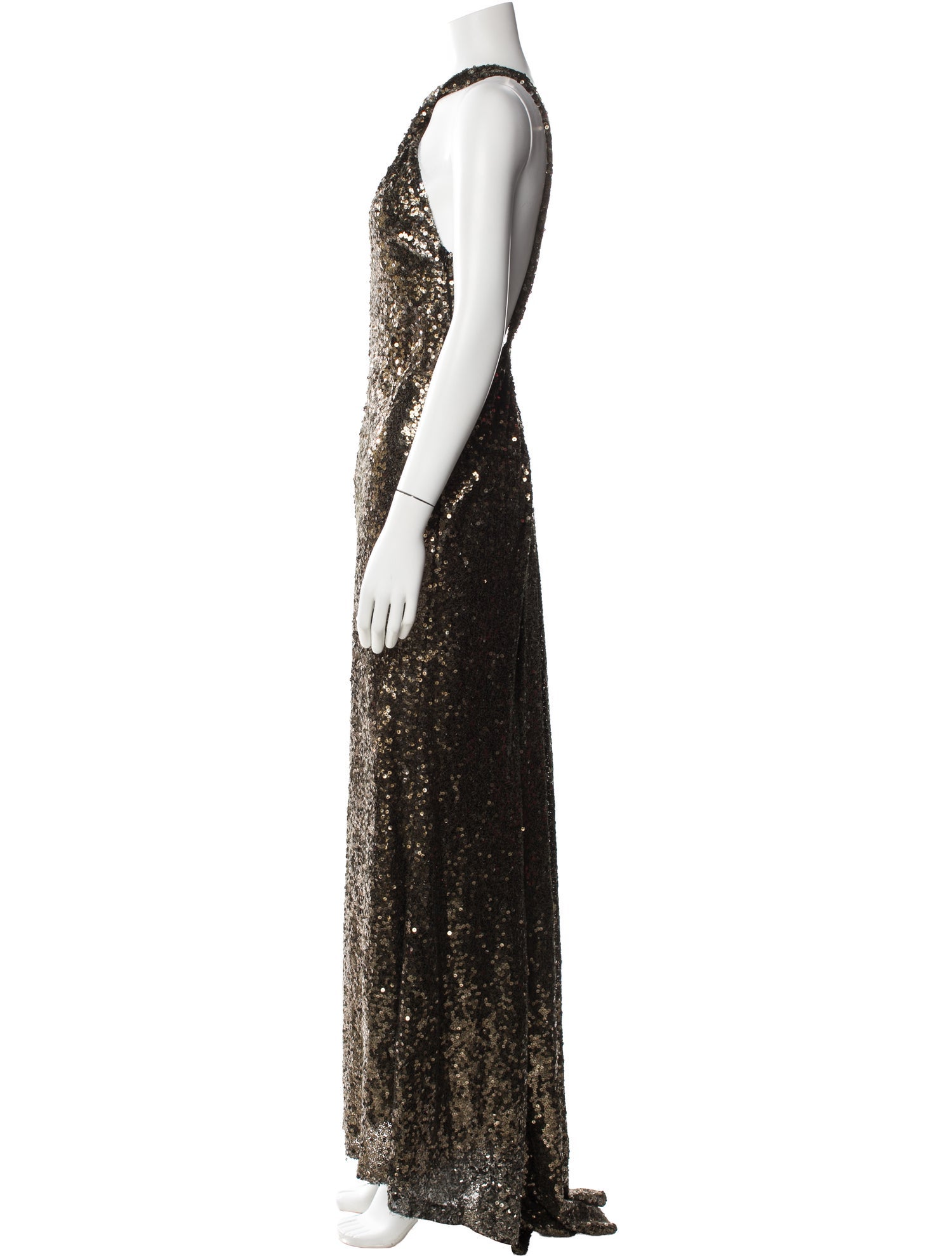 Naeem Khan Silk Long Dress