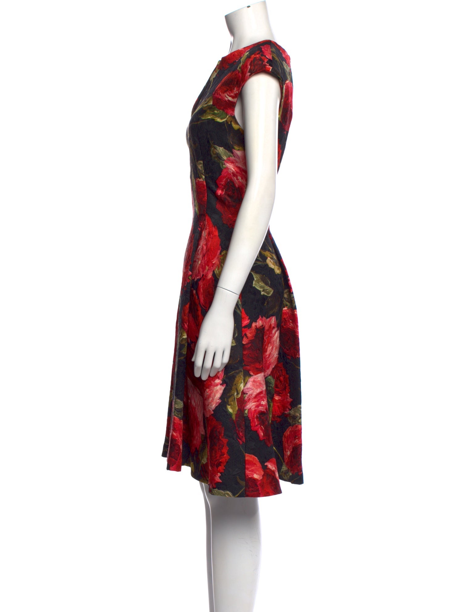 Naeem Khan Wool Knee-Length Dress