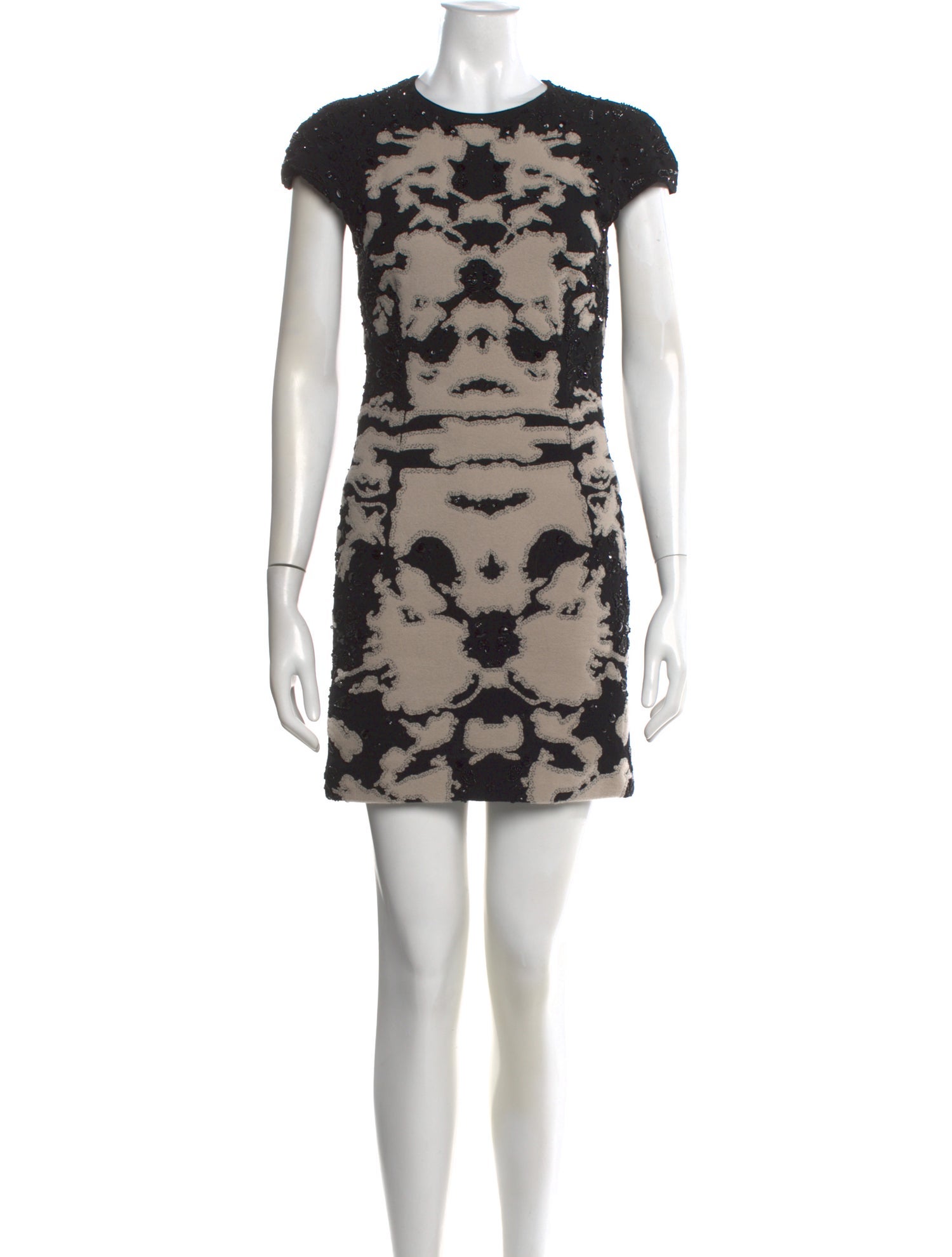 Naeem Khan Printed Mini Dress