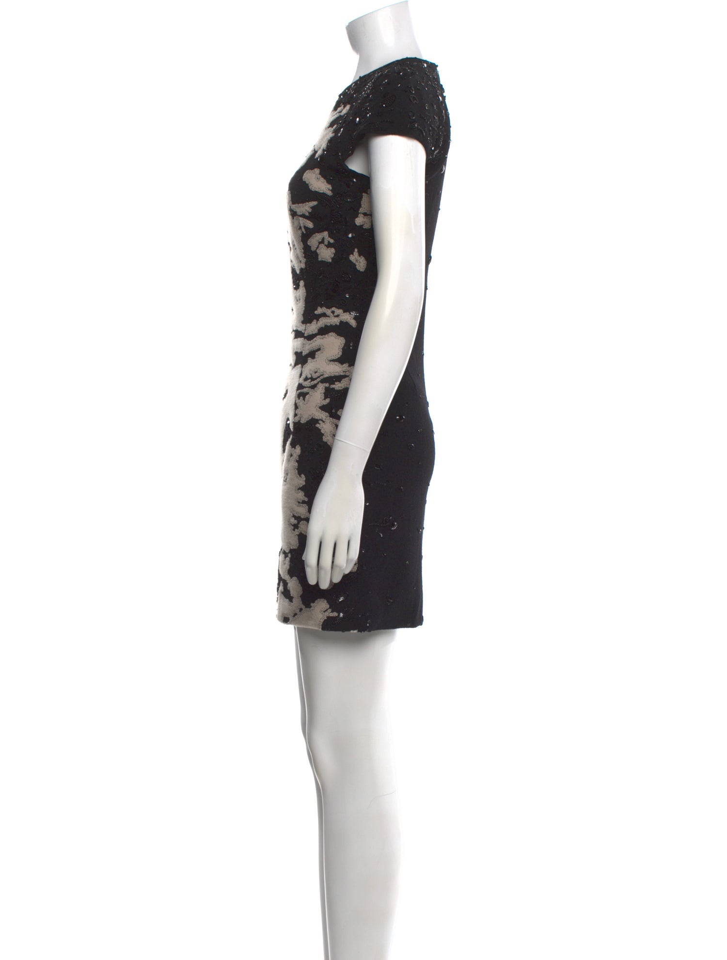 Naeem Khan Printed Mini Dress