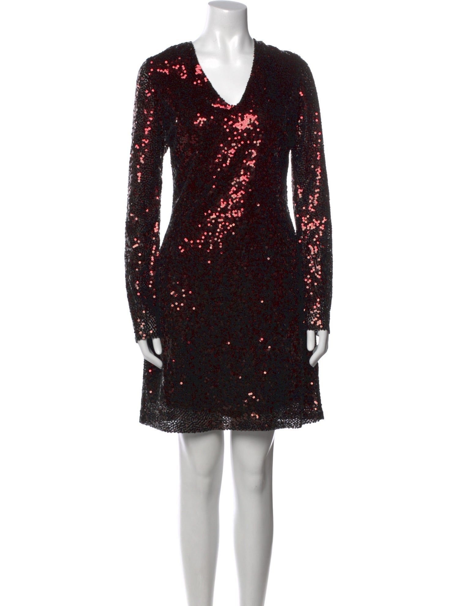 Naeem Khan Sequin Knee-Length Dress