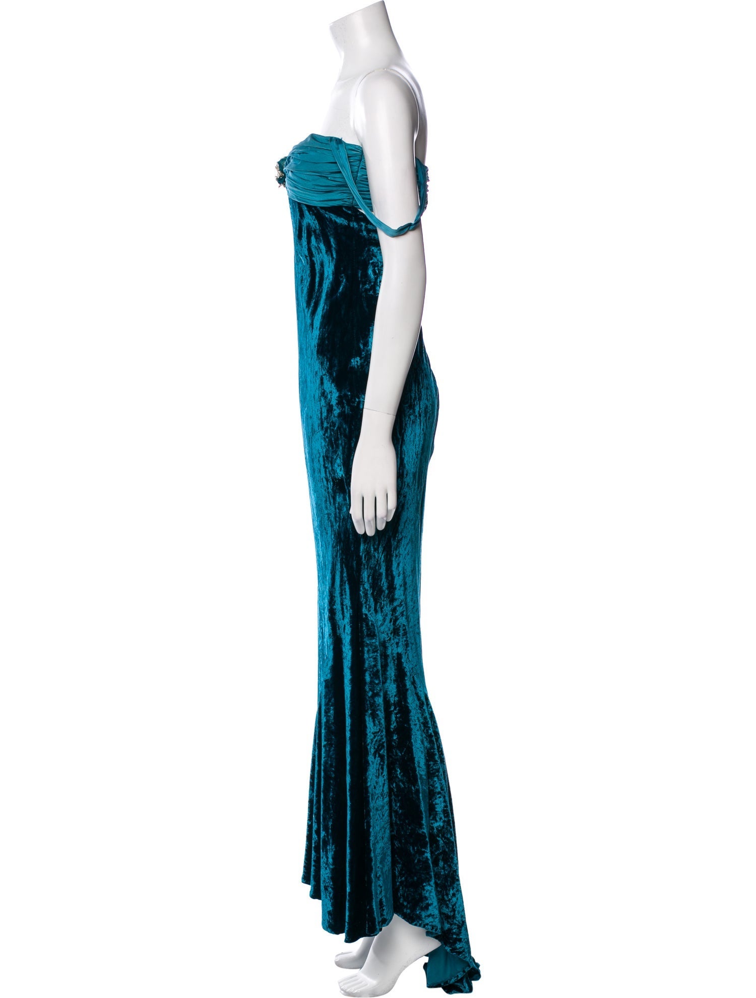 Naeem Khan Silk Long Dress