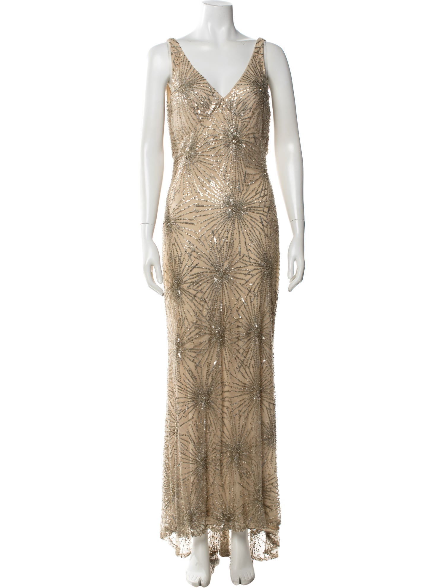 Naeem Khan Silk Long Dress