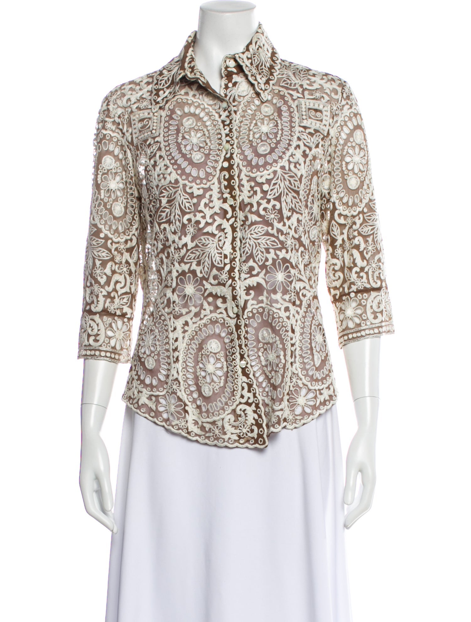 Naeem Khan Paisley Print Evening Jacket