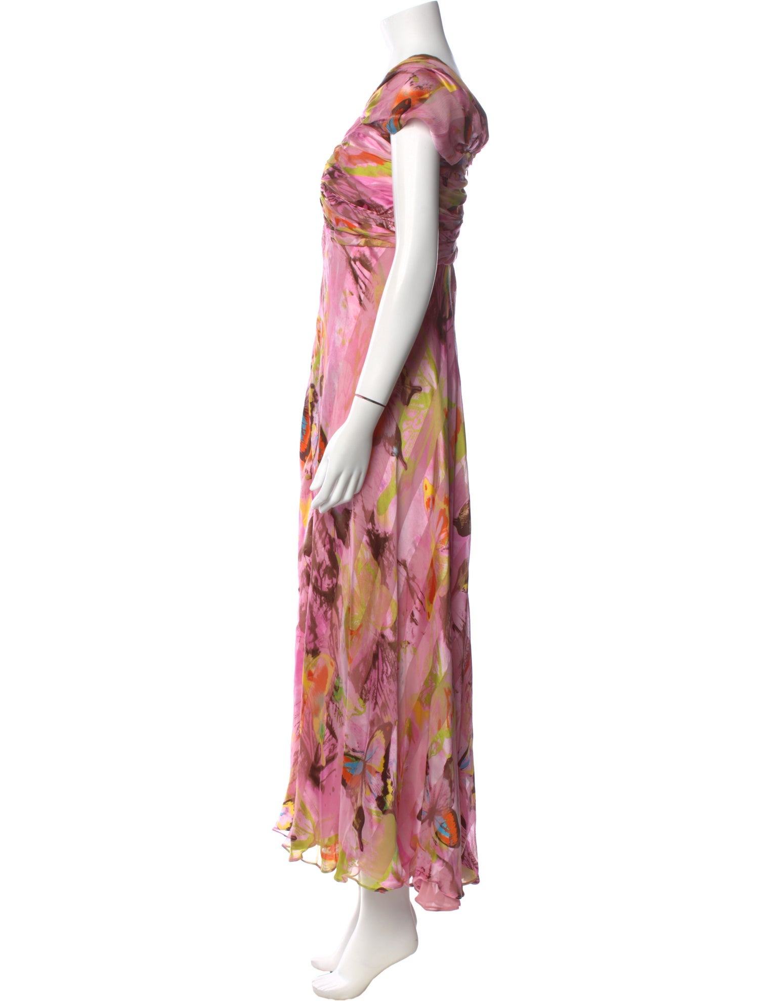 Naeem Khan Silk Long Dress