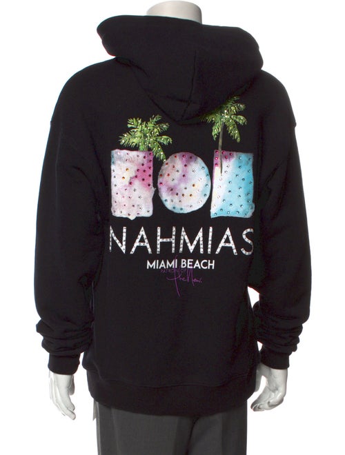 Nahmias Graphic Print Crew Neck Hoodie