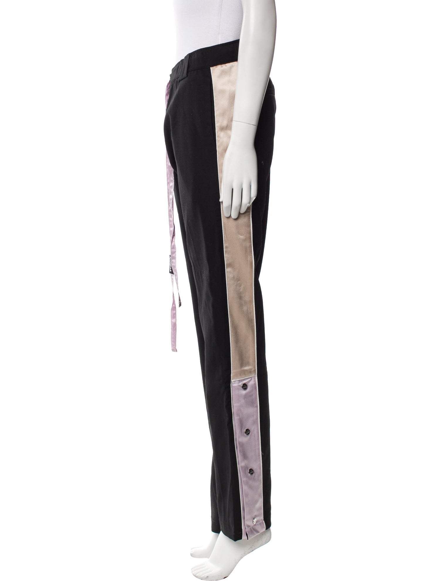 Nahmias Wool Colorblock Pattern Sweatpants