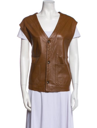 Nahmias Leather Vest