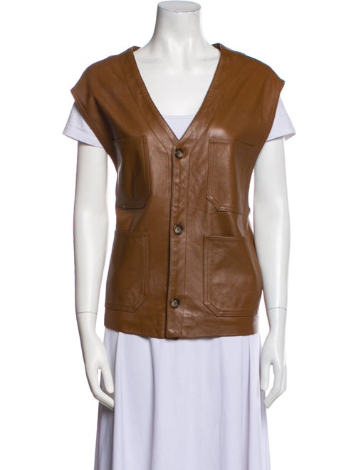 Nahmias Leather Vest