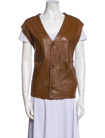 Nahmias Jackets Leather Vest M