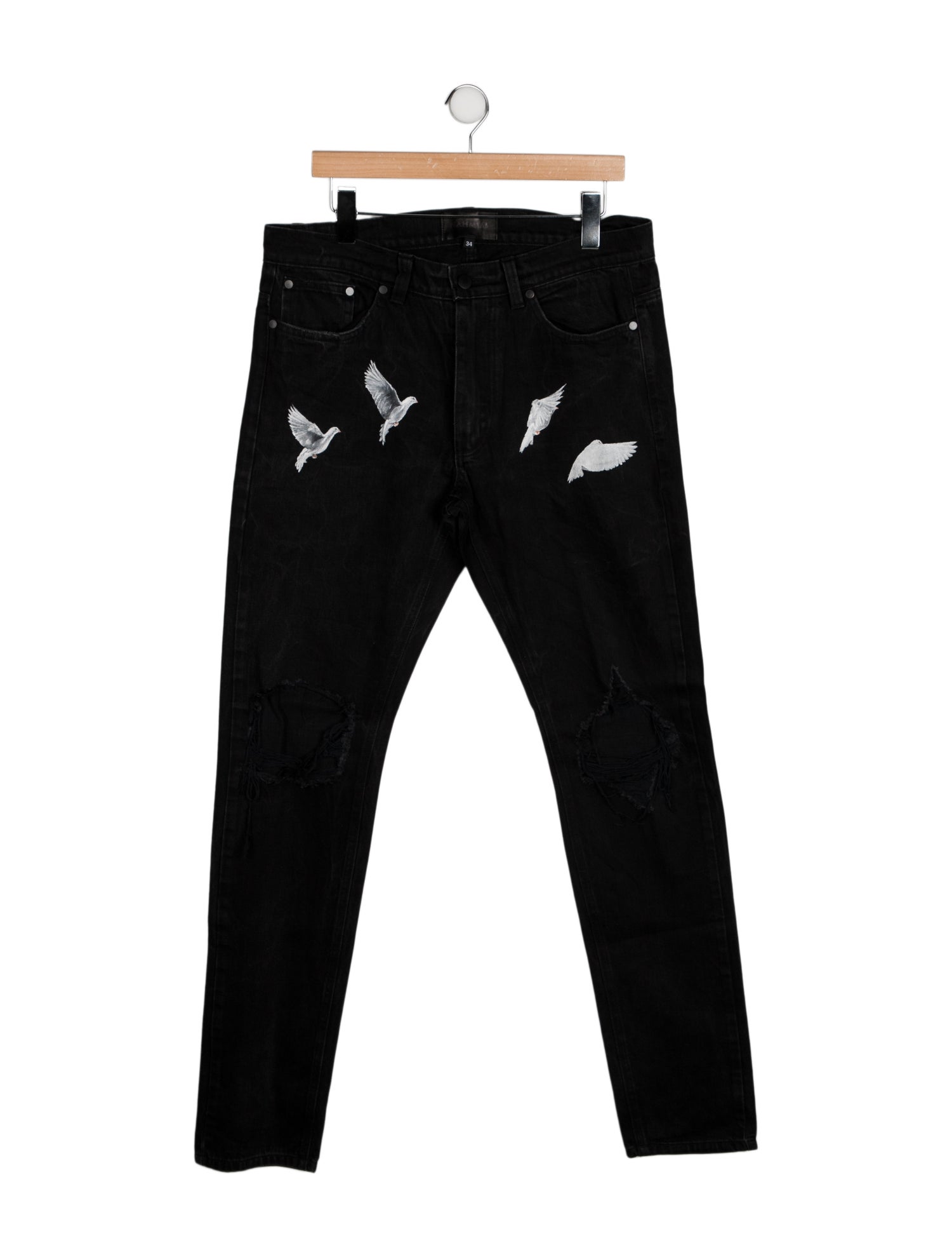 Nahmias Mid-Rise Straight Leg Jeans