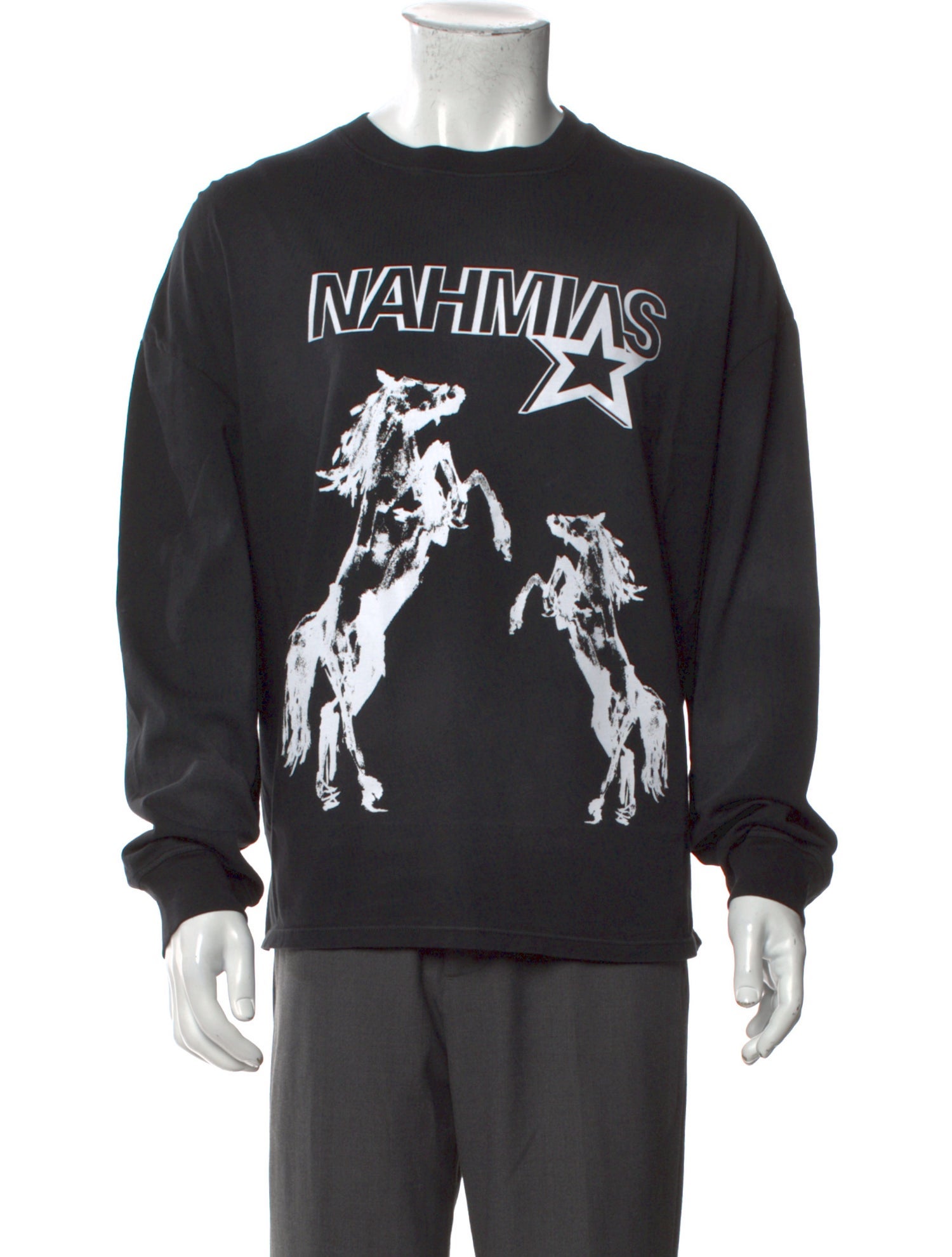 Nahmias Graphic Print Crew Neck T-Shirt