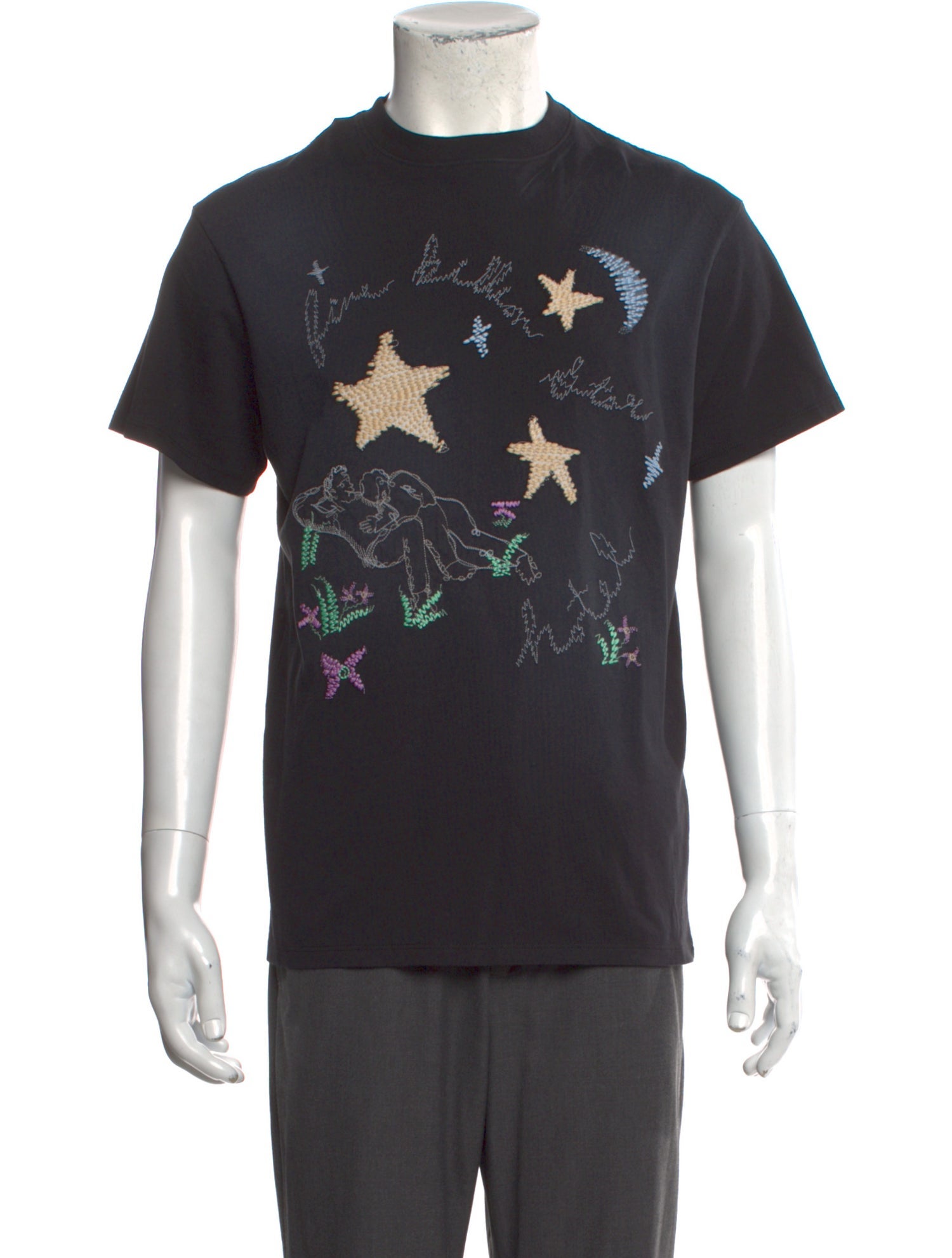 Nahmias Graphic Print Crew Neck T-Shirt w/ Tags