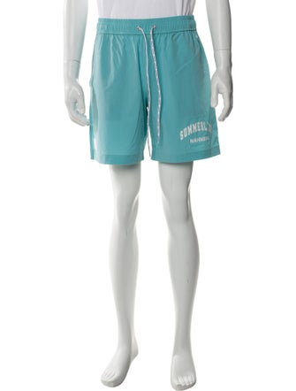 Nahmias Graphic Print Swim Trunks