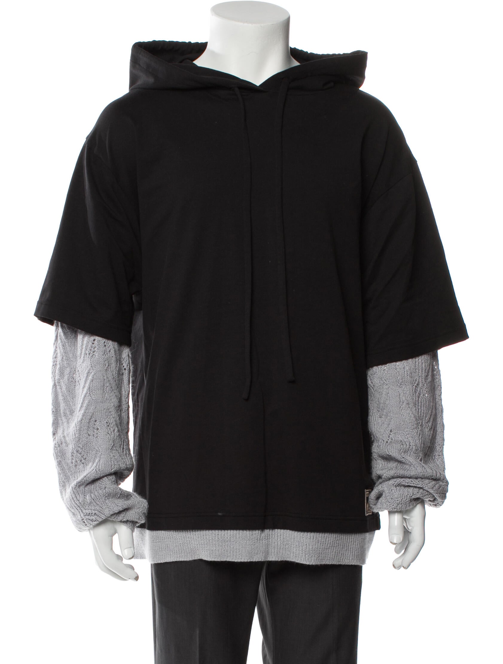 Nahmias V-Neck Long Sleeve Hoodie