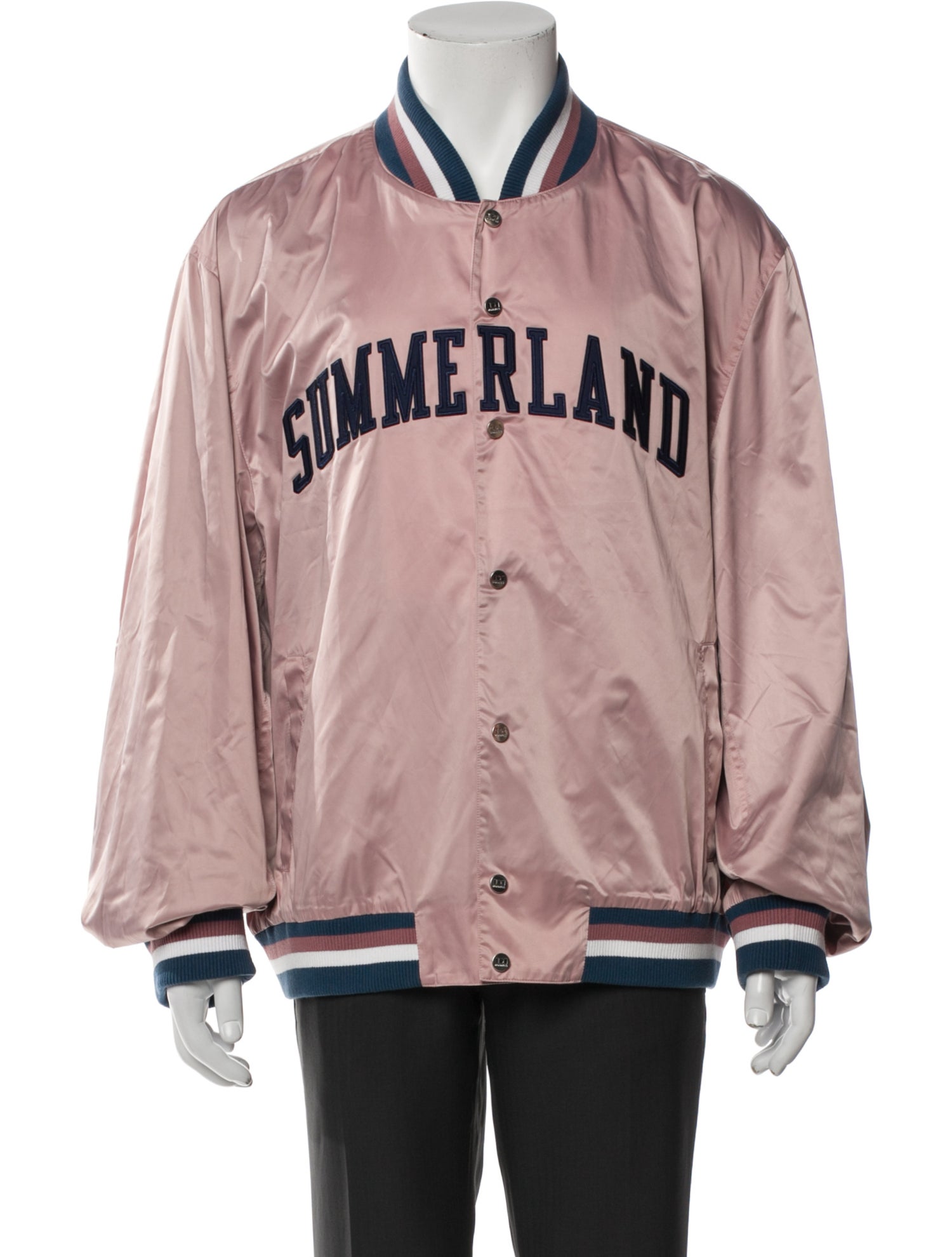 Nahmias Striped Bomber Jacket