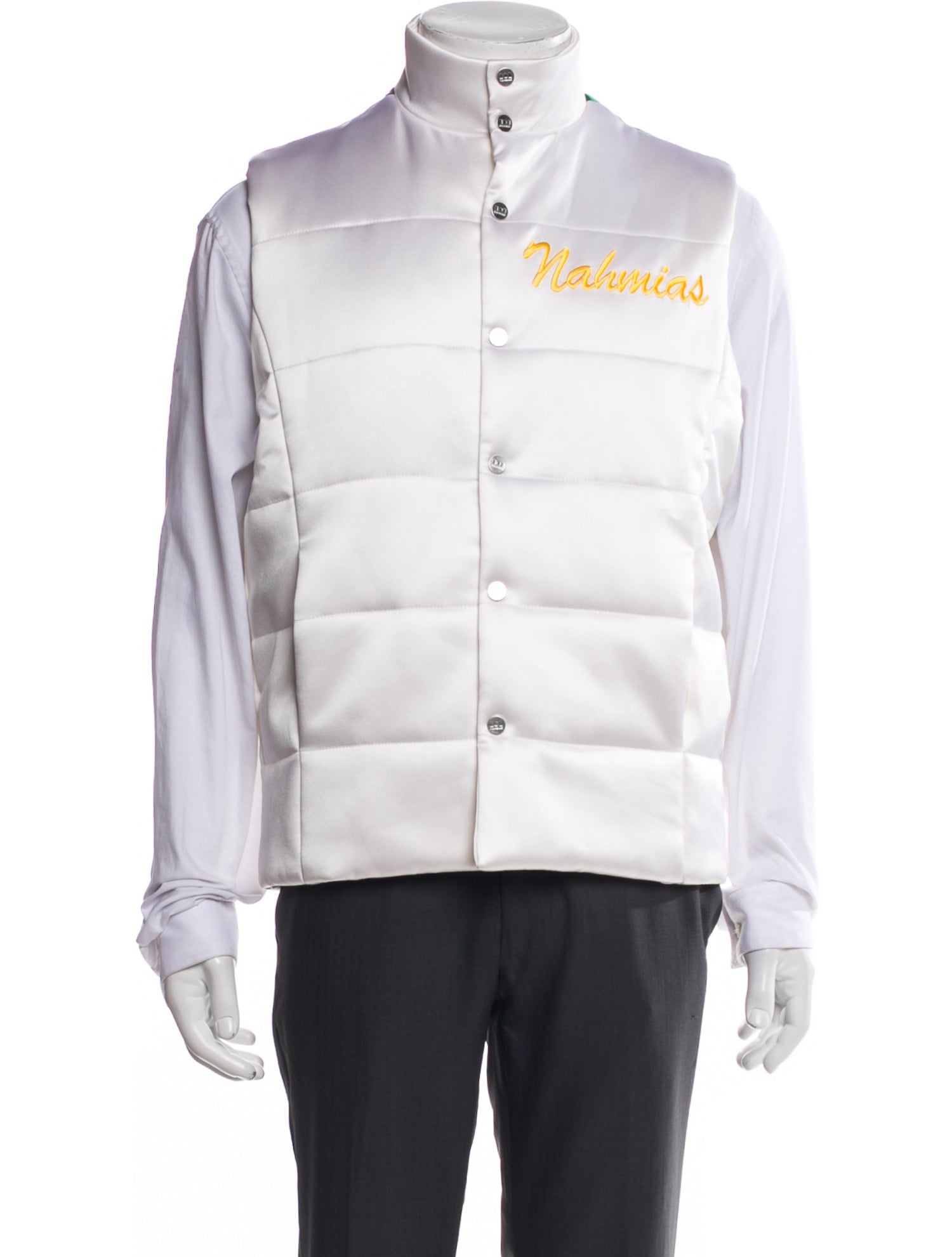 Nahmias Silk Graphic Print Vest w/ Tags