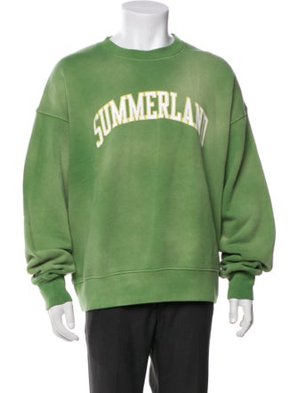 Nahmias Graphic Print Crew Neck Sweatshirt