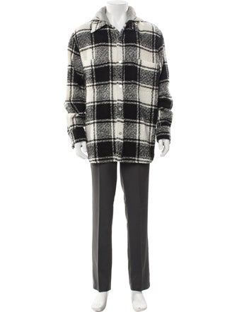 Nahmias Plaid Print Overcoat