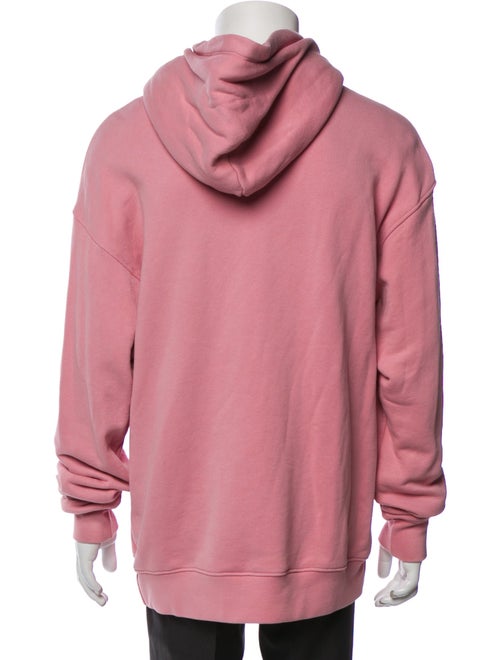 Nahmias Graphic Print V-Neck Hoodie