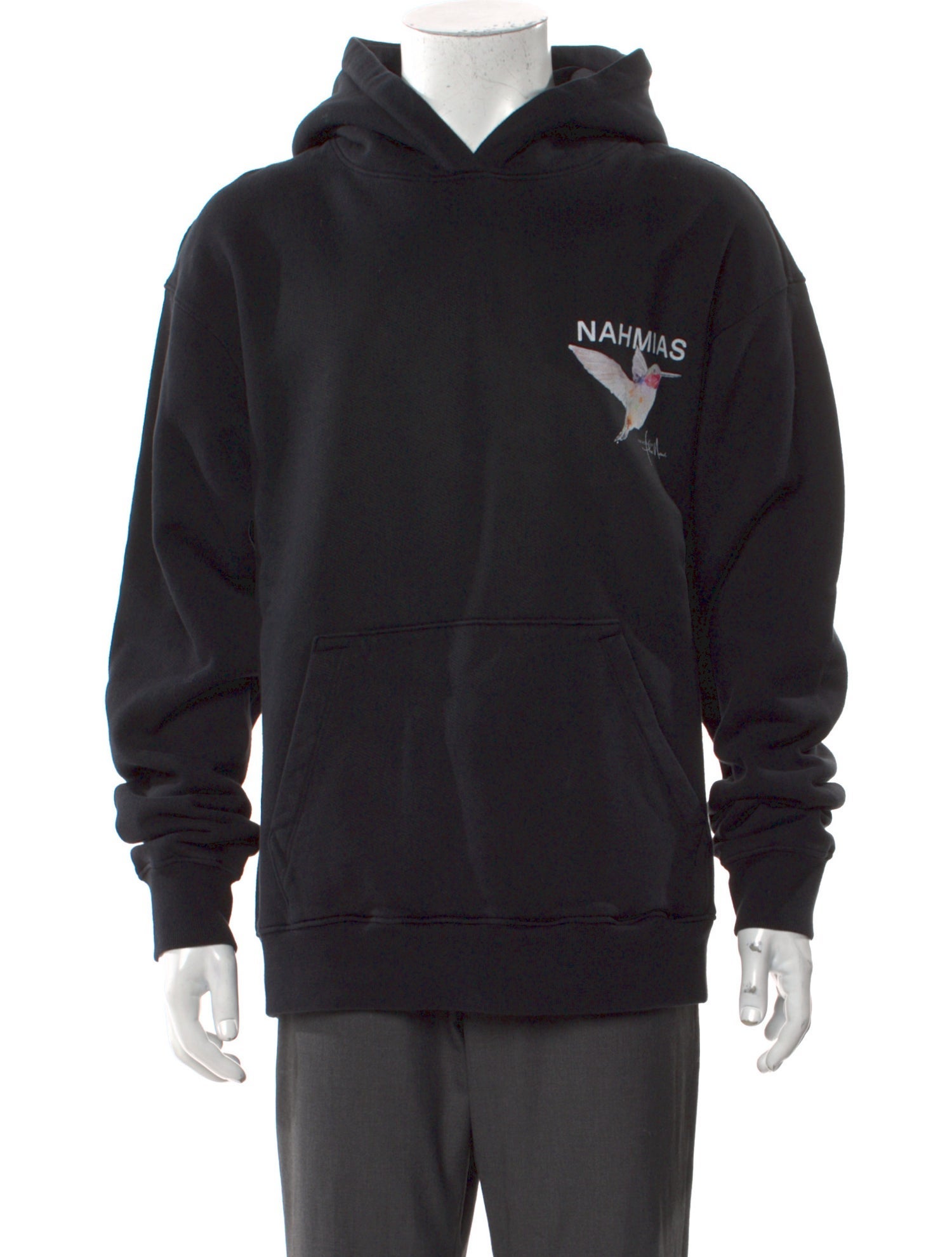 Nahmias Graphic Print Crew Neck Hoodie