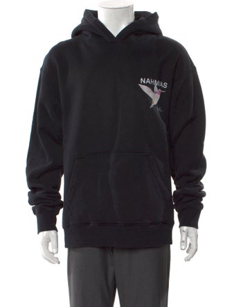 Nahmias Graphic Print Crew Neck Hoodie