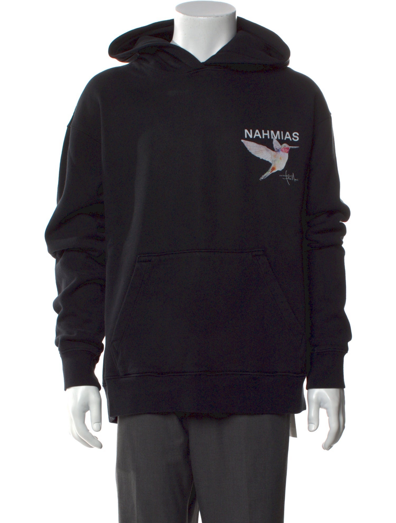 Nahmias Graphic Print Crew Neck Hoodie