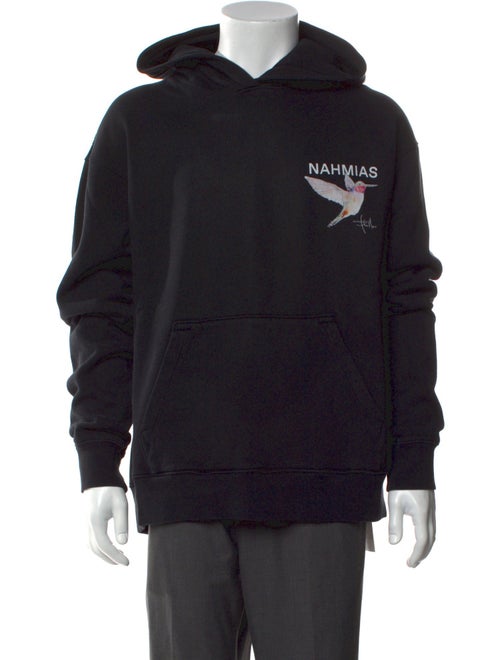 Nahmias Graphic Print Crew Neck Hoodie