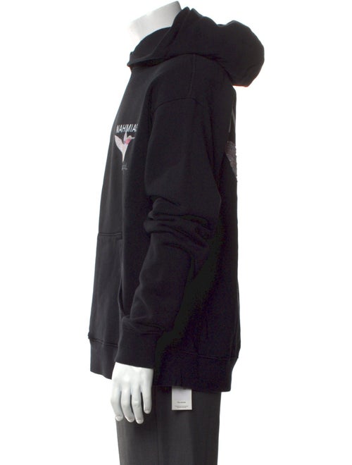 Nahmias Graphic Print Crew Neck Hoodie