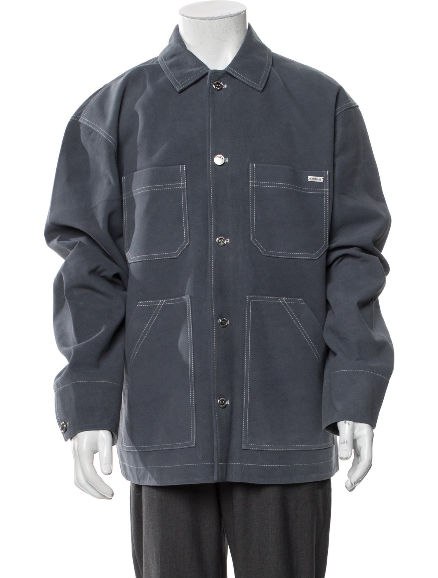 Nahmias Leather Utility Jacket