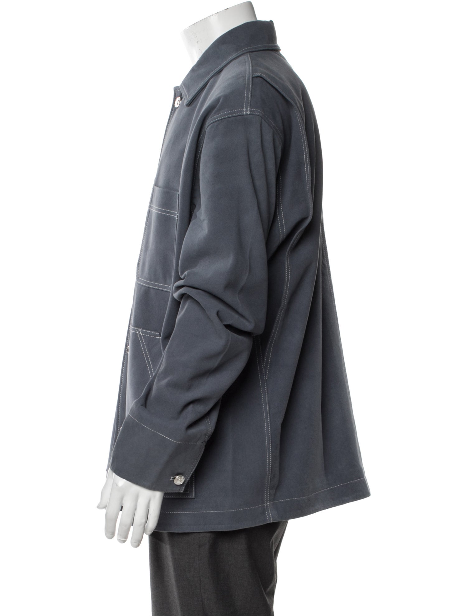 Nahmias Leather Utility Jacket