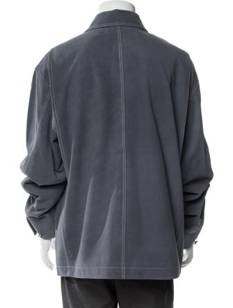 Nahmias Leather Utility Jacket