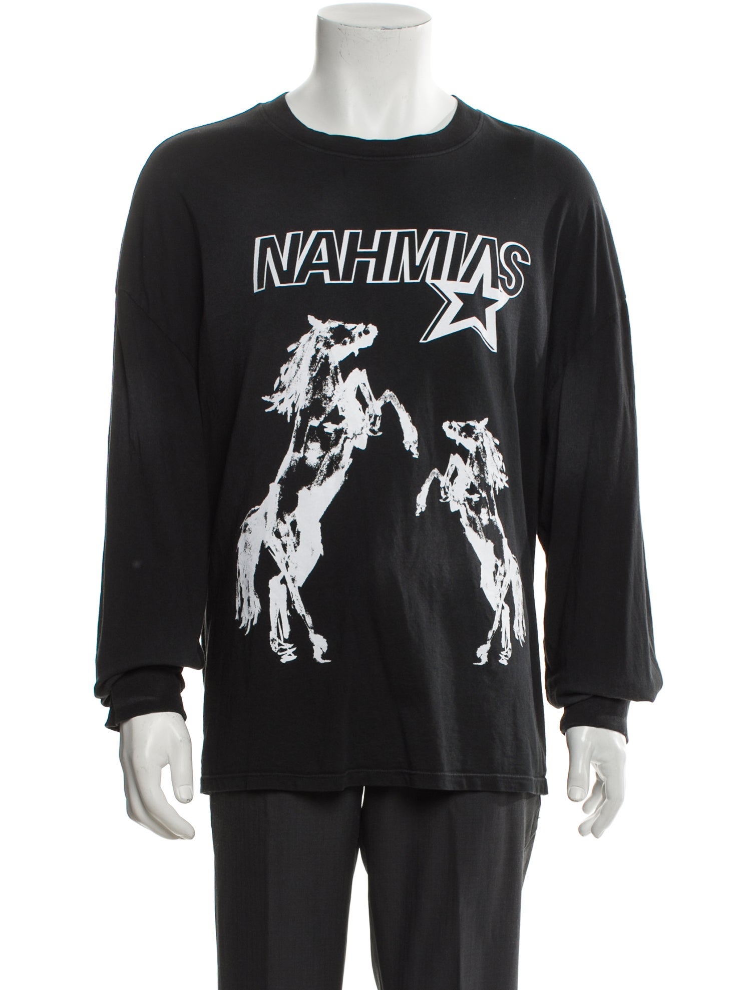 Nahmias Graphic Print Crew Neck T-Shirt