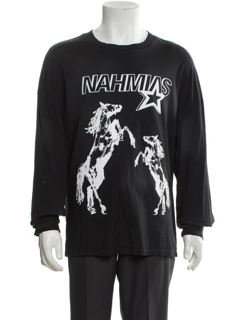 Nahmias Graphic Print Crew Neck T-Shirt