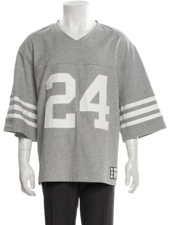 Nahmias Graphic Print V-Neck T-Shirt