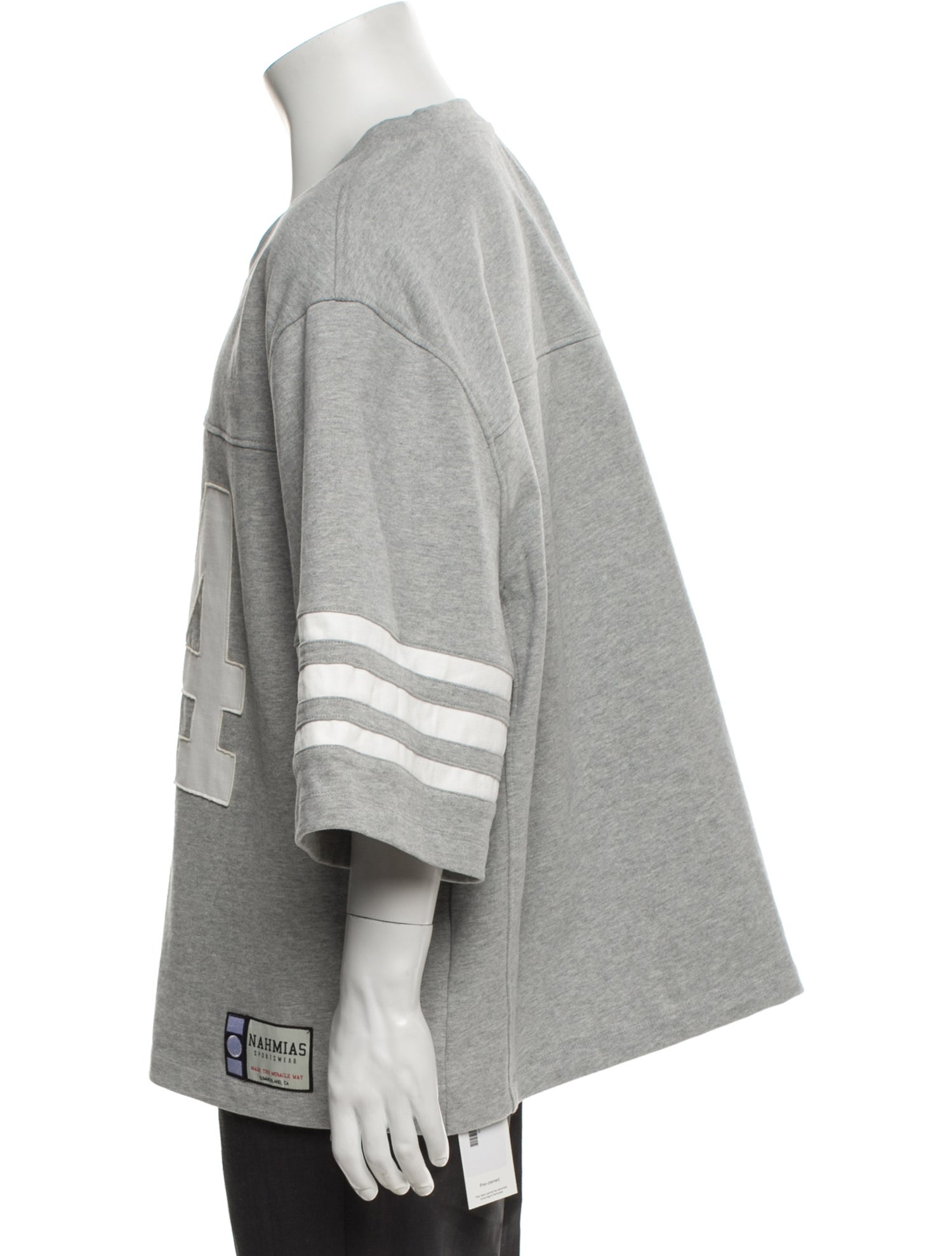 Nahmias Graphic Print V-Neck T-Shirt