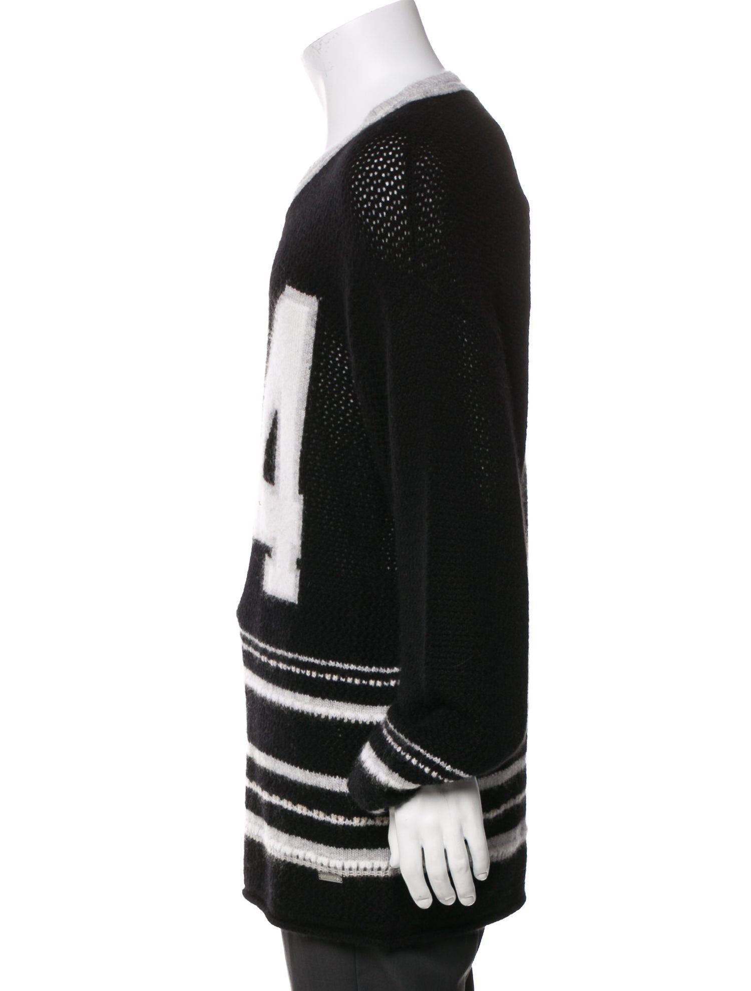 Nahmias Graphic Print V-Neck Pullover