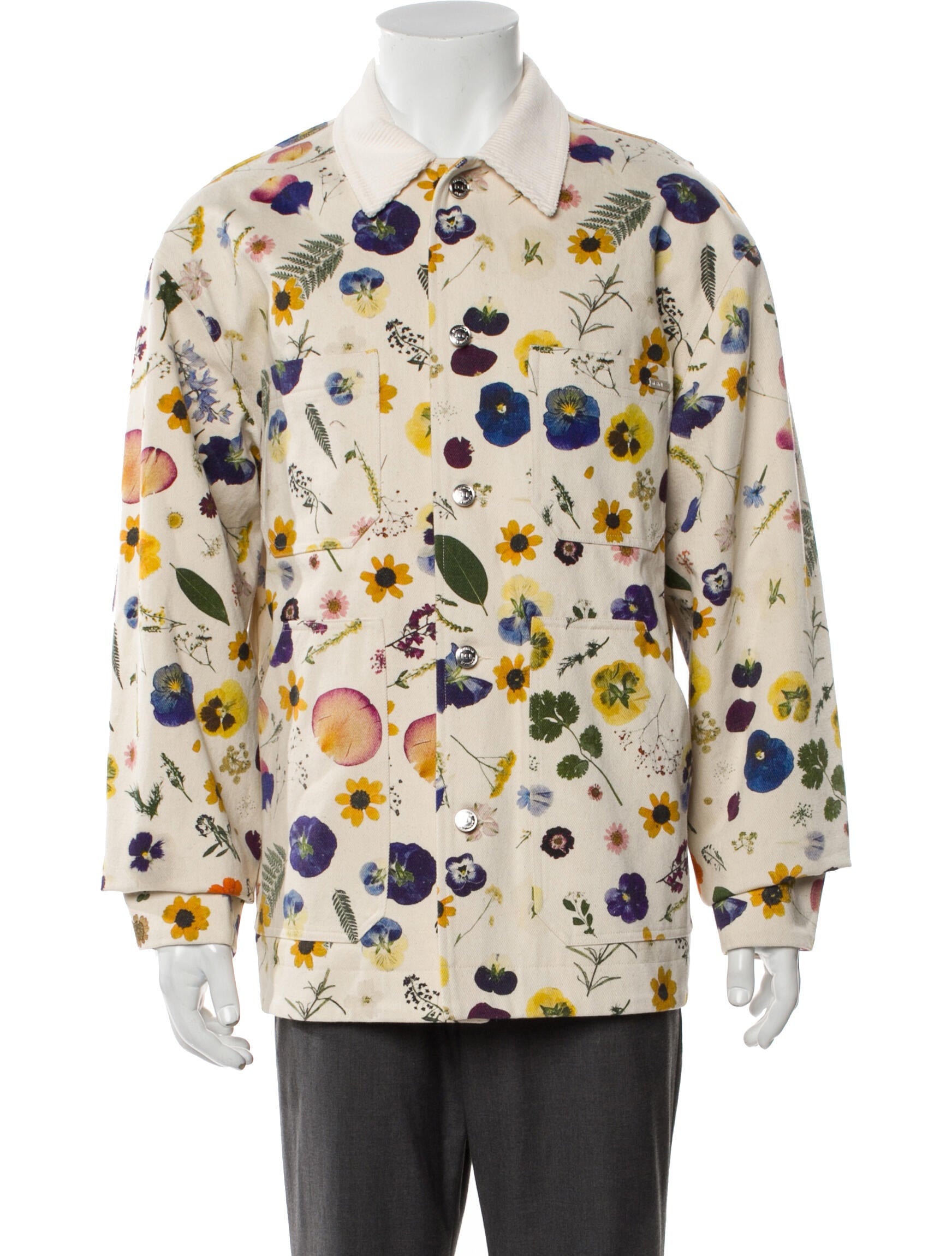 Nahmias Floral Print Trucker Jacket w/ Tags