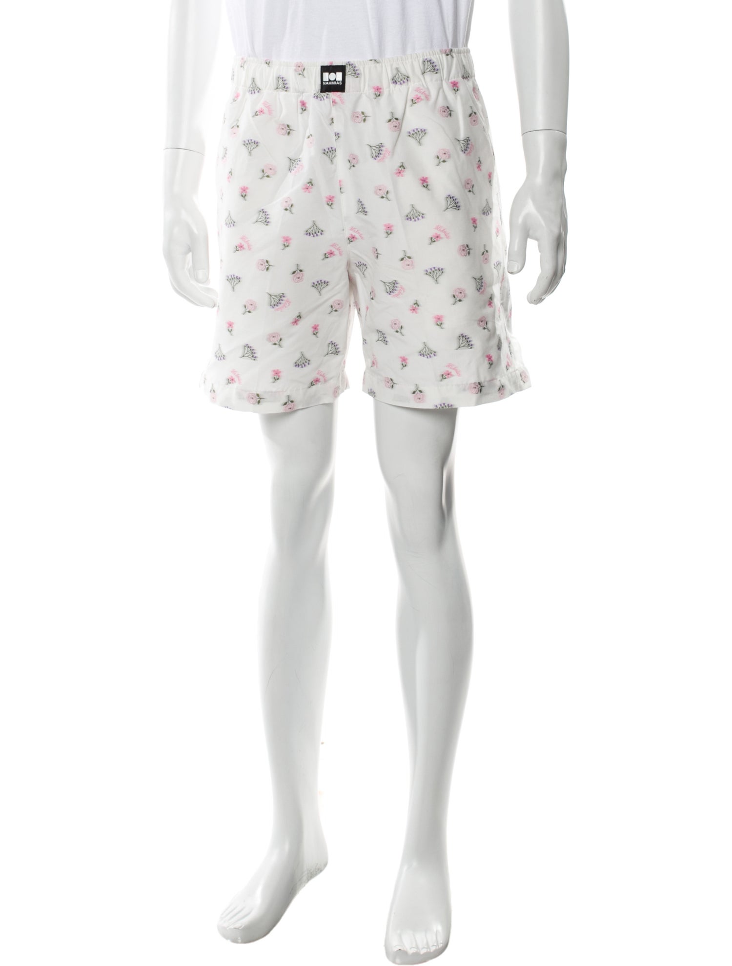 Nahmias Floral Print Flat Front Shorts w/ Tags