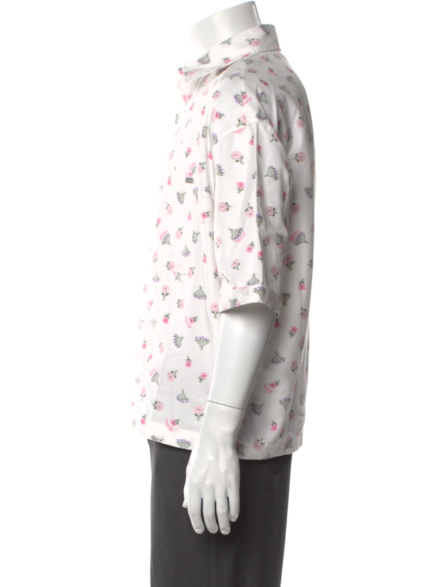 Nahmias Floral Print Short Sleeve Shirt w/ Tags