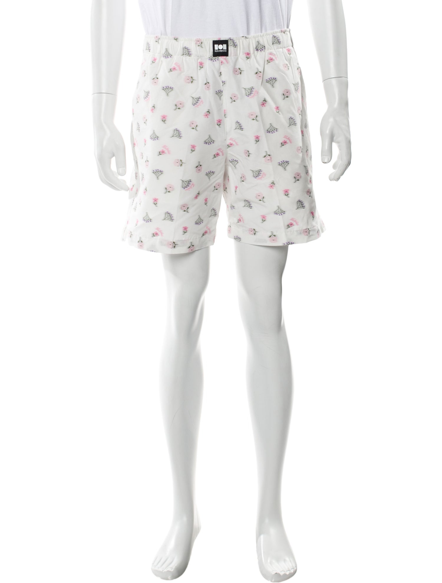 Nahmias Floral Print Jogger Shorts w/ Tags