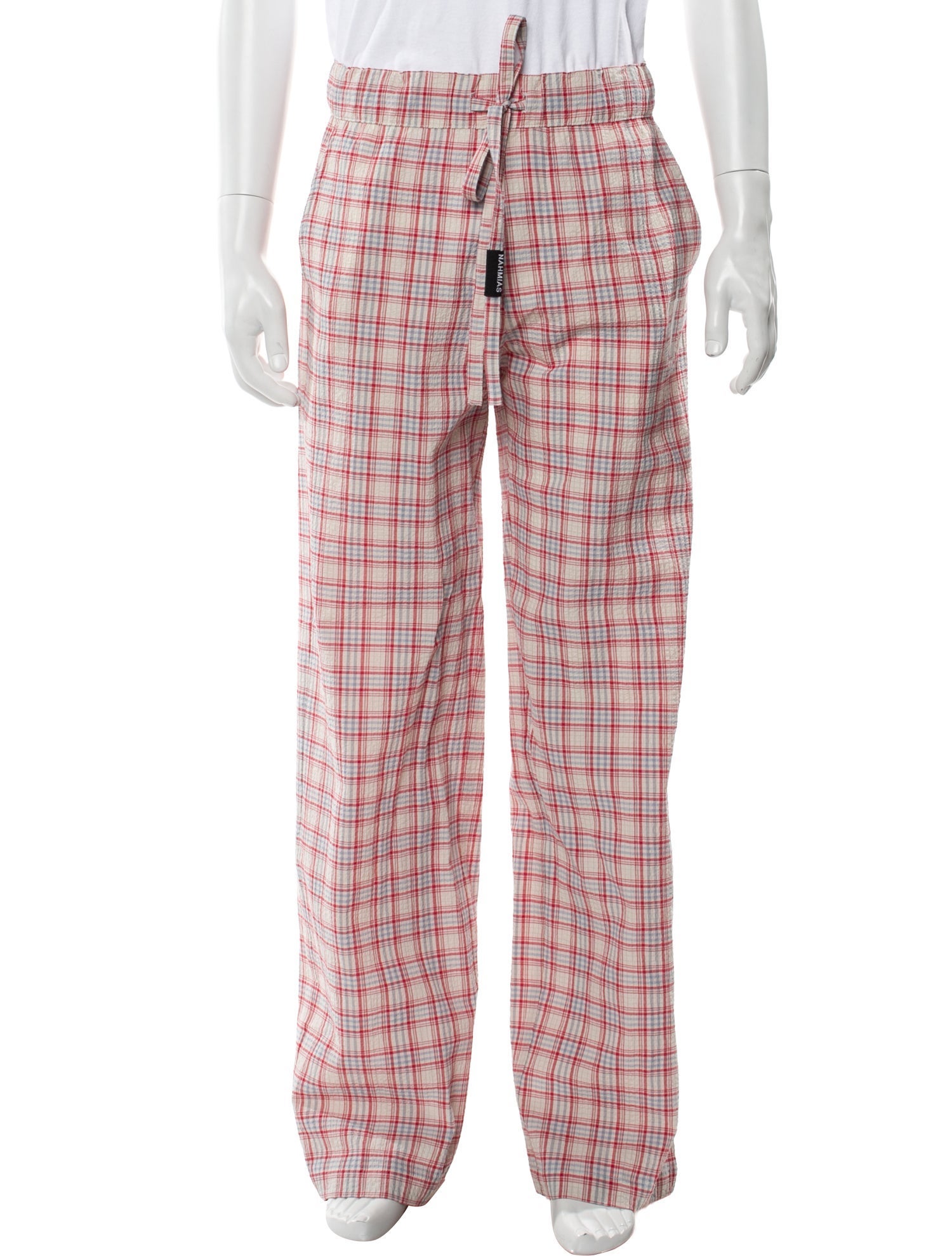 Nahmias Plaid Print Pants w/ Tags