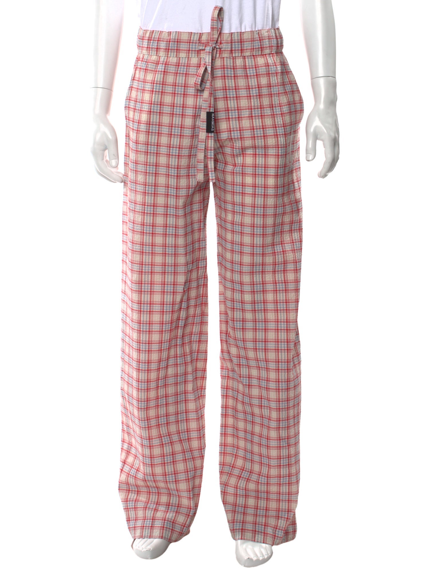 Nahmias Plaid Print Pants w/ Tags